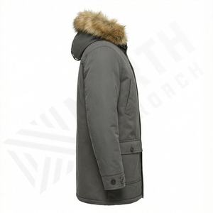 Veste d'hiver pour homme, nouvelle mode, parka en duvet imperméable personnalisée, qualité chaude, réversible, grande taille, vente en gros, thermique épaisse - Product Image 3