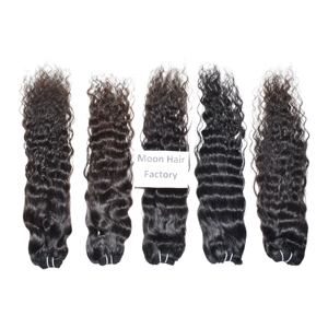 Extensions de cheveux humains bouclés vierges non traités, tissage lâche naturel, qualité Temple Remy, produit économique, cheveux indiens bruts directement d'Inde - Product Image 2