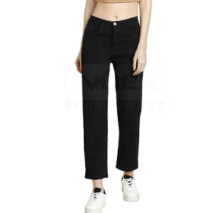 Meilleures ventes de jeans décontractés légers pour femmes fabriqués sur mesure avec des matériaux de haute qualité saison d'hiver taille XL concevoir votre propre logo - Product Image 1