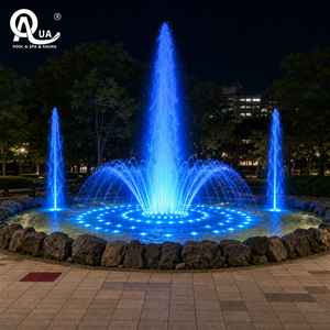 Fuente de Agua Decorativa Europea con Anillo LED de Colores Cambiantes, para Jardín, Plaza, Comercio, Villa, Residencia, Venta al Por Mayor - Product Image 1