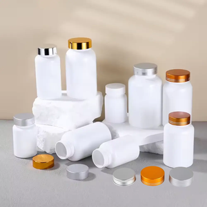 Venta caliente mejor precio píldora botella 120ml 200ml blanco PET medicina embalaje para cápsula botella de vitamina con tapa de plástico - Product Image 5