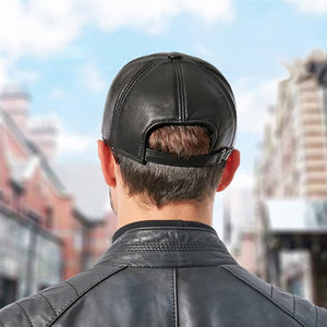 หมวกหนังผู้ชายแห้งเร็ว,หมวกหนังลำลองหมวกหนังขนาดผู้ใหญ่ - Product Image 6
