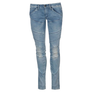Nuevas llegadas: Pantalones vaqueros cargo de mezclilla lavados para mujer, de cintura alta, pierna recta, ecológicos, transpirables, estilo urbano, para entrenamiento, con bolsillos. - Product Image 1