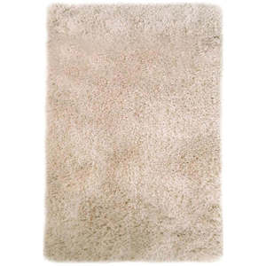 Soft Washable Beige Shaggy <b>Rug</b> for Living Room Bedroom Hallway <b>Tufted</b> Handmade Polyester Carpet - Product Image 1