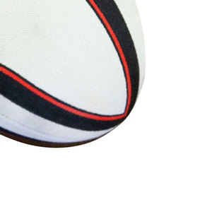 Ballon de rugby de taille officielle 5, résistant aux impacts, de haute qualité, avec couleur et logo personnalisables pour l'entraînement, les matchs d'entraînement - Product Image 4