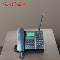 Téléphone fixe sans fil 4G LTE VoLTE SunComm SC-9600C-4GW avec port LAN, écran de 4,3 pouces, batterie de 2000 mAh