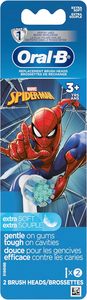 Oral-B Kids Lot de 2 têtes de brosse de rechange extra souples avec Marvel's Spiderman pour brosses à dents électriques-pour hôtel et maison - Product Image 5