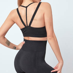 Ropa de fitness para mujer Logotipo personalizado Yoga Active Wear Set Mujeres Logotipo personalizado Yoga Set Alta calidad Activewear - Product Image 6