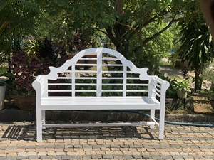 Asiento de Banco de salón de madera para jardín al aire libre moderno para patio, almacén, sala de estar, muebles de hotel o dormitorio - Product Image 2