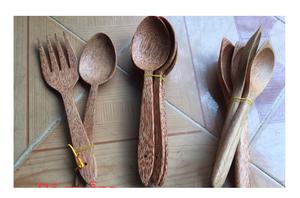 Cuillère en bois personnalisable en gros mini cuillères à café en bois fabriquées au Vietnam de haute qualité - Product Image 3