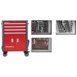 Chariot d'atelier Gedore Wingman avec ensemble d'outils de 129 pièces - Product Image 1