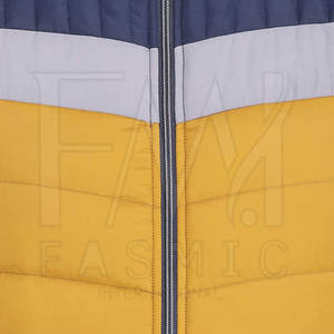 Nueva llegada de los hombres de cuello redondo de lona de invierno Puffer Chaleco con cremallera de tamaño personalizable impermeable y cálido prendas de vestir exteriores - Product Image 6