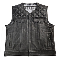 Gilet de moto en laine et cuir pour homme, personnalisé, haute qualité, super motard, coutures diamantées, broderie 3D, imperméable, décontracté, automne
