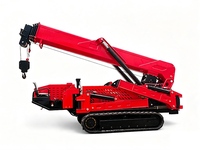Mini-grue araignée sur chenilles CASDE 10 tonnes à double alimentation et télécommande hydraulique