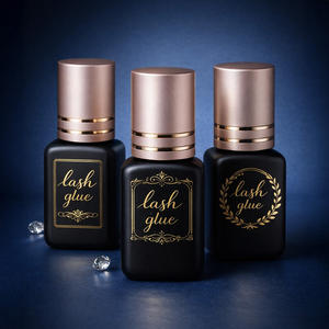 Colle professionnelle pour extensions de cils sous marque privée, séchage rapide 1-2 secondes, emballage personnalisé, vente en gros, pack premium (2ml 5ml 7ml 10ml) - Product Image 1