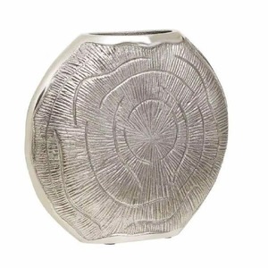 Venta caliente florero de metal moderno con elegante acabado de efecto de roble florero decorativo Ideal para la decoración de la oficina en el hogar o la sala de estar - Product Image 1