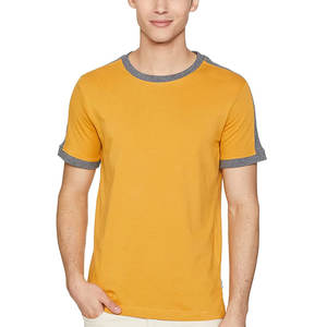 Camiseta de cuello redondo de manga corta para hombre vintage 100% algodón relajado-Fit ligero con logotipo personalizado - Product Image 1