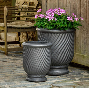 Lot de 3 grandes jardinières modernes en métal en zinc avec poignées, petites et grandes fournitures de jardin décoratives, pots de fleurs et jardinières bon marché - Product Image 6