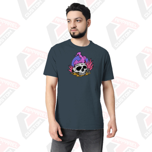 <b>Women's</b> Ultra Soft Comfortable 100% Cotton Eco-Friendly Denim Batik <b>Corduroy</b> T-<b>Shirt</b> with Patches Appliques Beading <b>for</b> Summer - Product Image 1