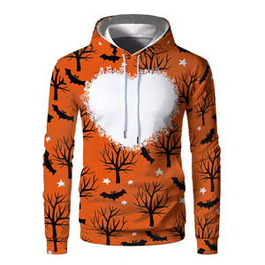 Sudaderas de sublimación para hombre de talla grande con ropa deportiva y logotipo personalizado de alta calidad, sudaderas con capucha de algodón de 400GSM - Product Image 1