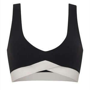 Kivotech OEM ODM logotipo personalizado transpirable gimnasio Sujetador deportivo para mujeres 4 vías gimnasio Fitness contraste elegante Sujetador deportivo 100% calidad - Product Image 4