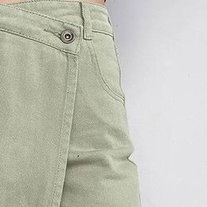 กระโปรงผ้ายีนส์ระบายอากาศได้ดีสำหรับผู้หญิงกระโปรงยีนส์แบบแอคทีฟสวมใส่สบายทันสมัย - Product Image 3