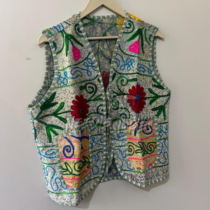 Pakistán hizo tela personalizada abastecimiento chalecos hechos a mano precio directo de fábrica, excelente artesanía - Product Image 5