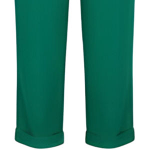 กางเกงขายาวผ้าแคนวาสทรงตรง ระบายอากาศ แห้งเร็ว ผูกเชือก ผ้าฝ้าย 100% สำหรับผู้หญิง สไตล์ลำลอง ธุรกิจ ทำงาน ออฟฟิศ ความยาวปานกลาง - Product Image 3