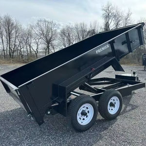 Porte d'épandeur de remorque à benne basculante Premier 6X12 à profil bas - Product Image 1