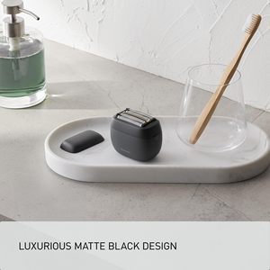 Afeitadora Eléctrica Compacta del Tamaño de la Palma de la Mano, Sistema de 5 Cuchillas, Afeitadora de Viaje Portátil para Rostro, Afeitado en Seco y Húmedo, Carga USB-C, Resistente al Agua IPX7 - Product Image 6