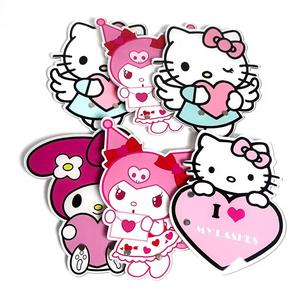 Carreaux d'extension de cils personnalisés de marque privée palette Hello Kitty plaque de cils outils de cils magnétiques en acrylique durable - Product Image 5