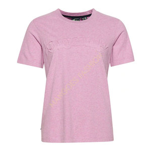 Camiseta de Lona 100% Algodón, Transpirable, Personalizada, de Primera Calidad, con Logotipo Serigrafiado, Estilo Formal para Mujer, Vintage, Corta - Product Image 4