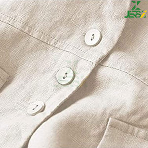 Chaleco sin Mangas de Algodón para Mujer, Cuello en V, Estilo Casual, con Botones, Transpirable, Lavado, Tejido a Crochet, Ligero para Verano - Product Image 2