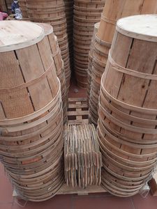 Prix pas cher-Panier de crabe en bois de meilleure qualité pour le stockage, les fruits, la décoration-Panier en bois en gros taxes les plus basses - Product Image 4