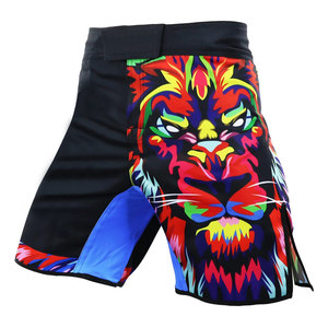 Men's High Quality 100% Polyester Sublimated Print MMA <b>Shorts</b> Quick Dry <b>Grappling</b> Sportswear Martial Arts MMA <b>Shorts</b> - Product Image 1