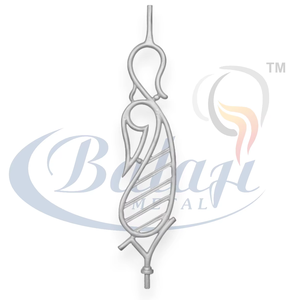 Balaji Metals, faible MOQ, vente en gros, garde-corps de balcon moderne sans cadre, panneau de pilier en fer, finition galvanisée antirouille, garantie 5 ans - Product Image 1