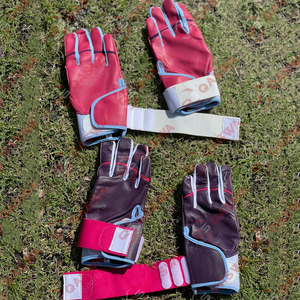 ถุงมือตีเบสบอลนุ่มสบายข้อมือยาววัสดุหนังระบายอากาศได้แบบเต็มนิ้ว - Product Image 1