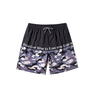 กางเกงขาสั้นชายหาดพิมพ์ลายสำหรับผู้ชายกางเกงขาสั้นออกกำลังกายแบบแห้งสำหรับวิ่งและฝึกซ้อม - Product Image 4