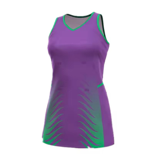 Vestido de netball para mujer con función de secado rápido Nuevo diseño Uniforme DE TENIS unisex Bajo MOQ Ropa DE TENIS impresa - Product Image 1