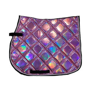 Selle de cheval polyvalente holographique durable, confortable et matelassée - Product Image 1