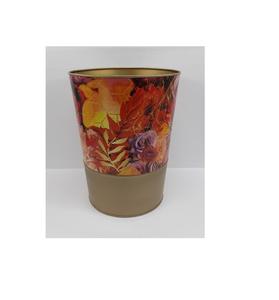 Vase à fleurs en métal de conception classique et émail de décalcomanie de jardinière fini pour la maison et le pot de fleur décoratif extérieur fait à la main personnalisé - Product Image 4