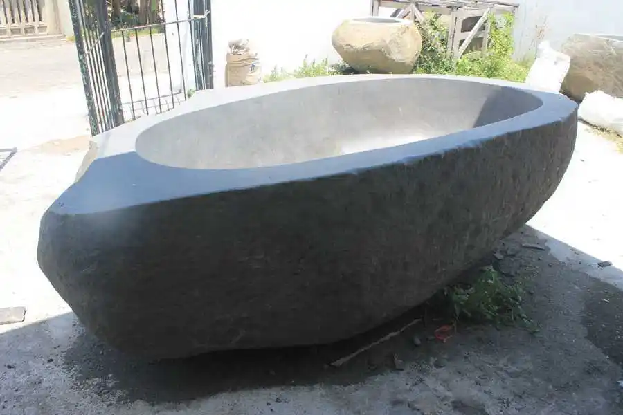 Stone Bathroom Bathtub Solid surface Bathtub