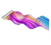 Pantalla de Membrana LED CrystalFlex |   Pantalla de Fachada Transparente Autoadhesiva para Paredes Cortina