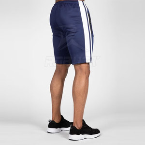 Pantalones cortos de gimnasio de estilo callejero para hombre, venta al por mayor, patrón sólido, entrenamiento, correr, ropa deportiva, antiarrugas, no tejido, Jogger Fitness - Product Image 2