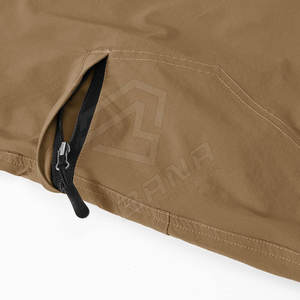 กางเกงขาสั้นทรงคาร์โก้สำหรับผู้ชายแบบลำลองมีกระเป๋าด้านข้างทรงหลวมมีกระเป๋าด้านข้างสำหรับใส่โลโก้ตามสั่ง - Product Image 4