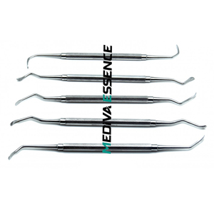Ensemble d'instruments de levage de sinus non creux en acier inoxydable professionnel de 5 pièces Instruments dentaires outils de chirurgie dentaire avancés - Product Image 2