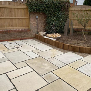 Piedra de Pavimento Natural de Arenisca de Menta, Duradera para Exteriores, Decoración de Jardín, Diseño Tradicional, Superficie Rugosa, para Patio, a Precio de Mayoreo - Product Image 3