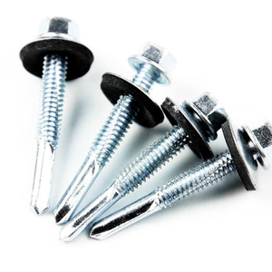 Tornillo Autorroscante Phillips de Acero al Carbono con Recubrimiento de Zinc Azul y Dorado M3 M4 para Muebles - Product Image 1