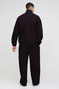 Conjunto de Sudadera con Capucha y Pantalones Deportivos de Felpa Francesa de 450 g/m², Lavado Ácido, Estilo Holgado, Fabricante OEM Personalizado - Product Image 5