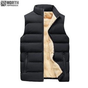 Hommes hiver chaud polaire gilet décontracté sans manches veste élégant hommes bouffants gilets personnalisé hommes mode - Product Image 4